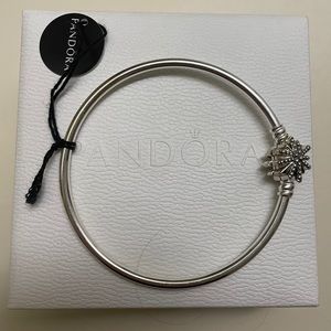 Pandora snowflake bangle